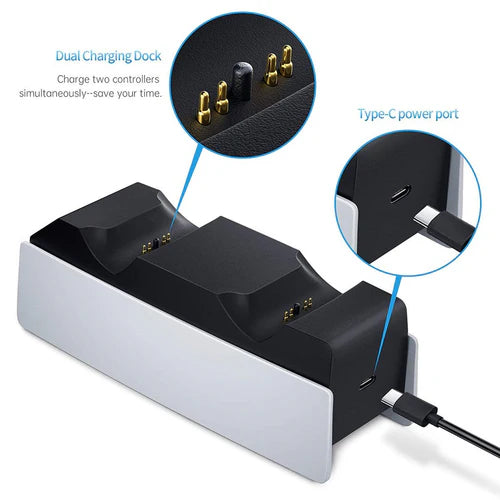IPLAY Dual Charging Dock for PlayStation 5 Controller IPLAY