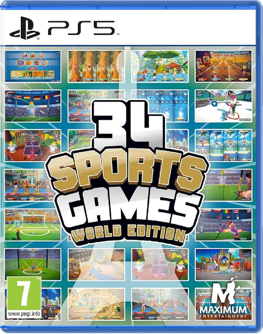 34 Sports Games World Edition - PlayStation 5 | PS5 front cover