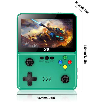 X8 Game Console, 4 Inch IPS Screen Handheld Game Player emulator