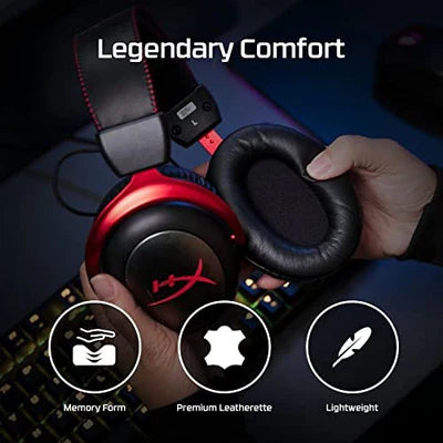 HyperX Cloud II Wireless - Gaming Headset for PC, PS4/PS5, Nintendo Switch HYPERX