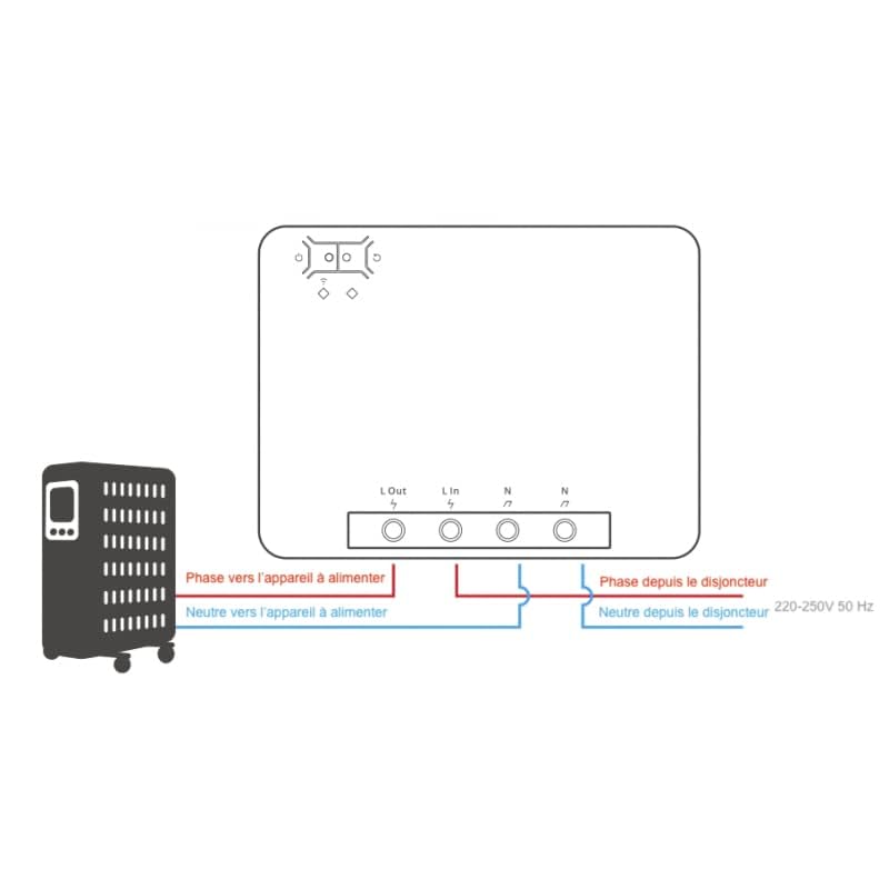 SONOFF POWR3 25A Smart Power Switch – Heavy Duty WiFi Energy Monitoring Relay Sonoff