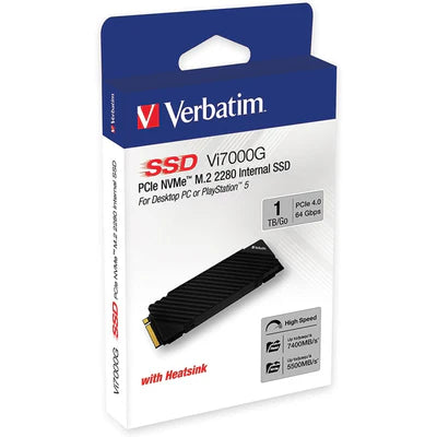Verbatim Vi7000G NVMe M.2 Internal SSD For Playstation 5 | PS5 VERBATIM