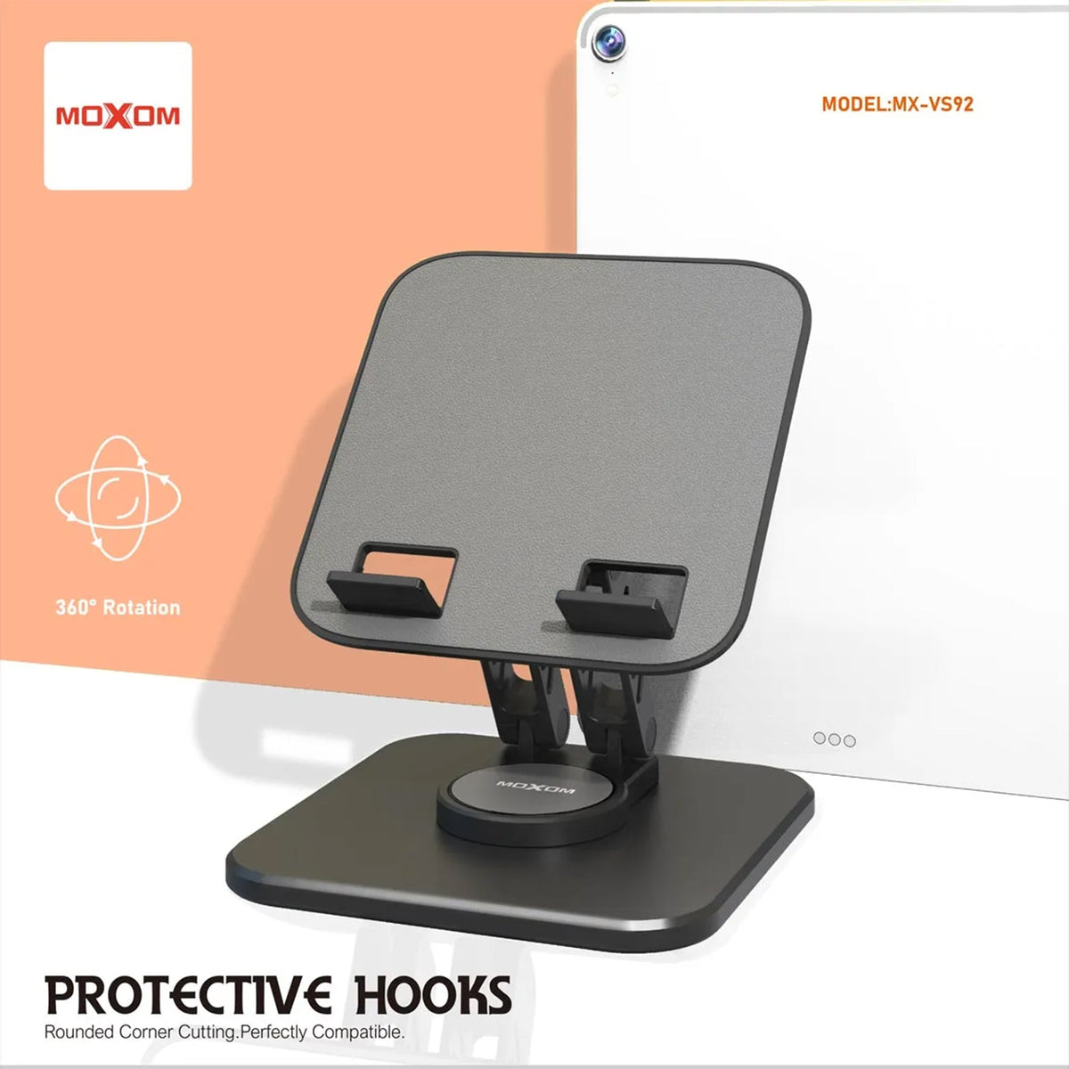MOXOM Mountain Tablet Stand - Black