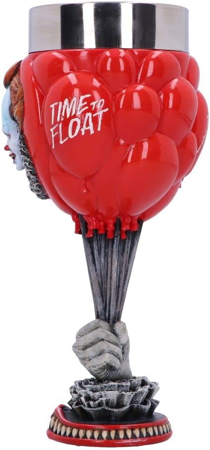 Nemesis Now IT Pennywise Clown Goblet, Officially Licensed Horror Movie Merchandise Chalice Collectible, Red Balloons Design, 19.5cm gametricks