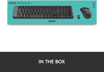 Logitech Mk220 Wireless Keyboard And Mouse Combo LOGITECH