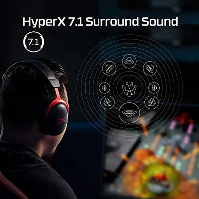 HyperX Cloud II Wireless - Gaming Headset for PC, PS4/PS5, Nintendo Switch HYPERX