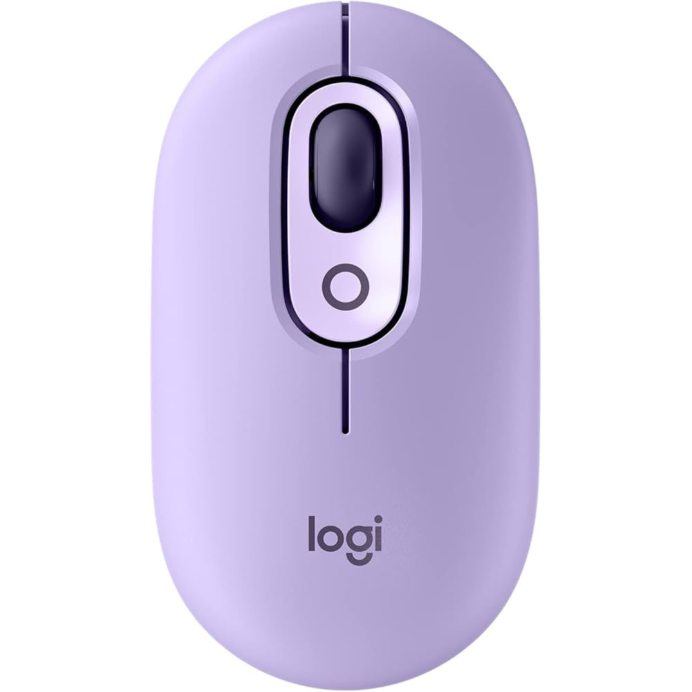 Logitech POP Bluetooth Wireless Mouse with Emoji Customizable Button – SilentTouch Clicks