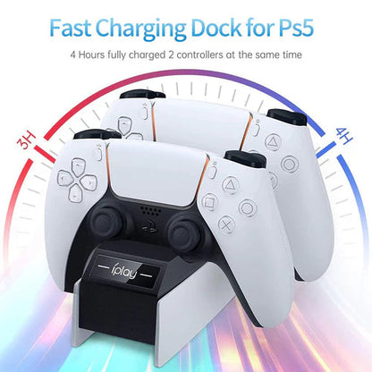 IPLAY Dual Charging Dock for PlayStation 5 Controller IPLAY