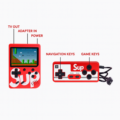 SUP Retro Game Box Console with 400 games and joystick