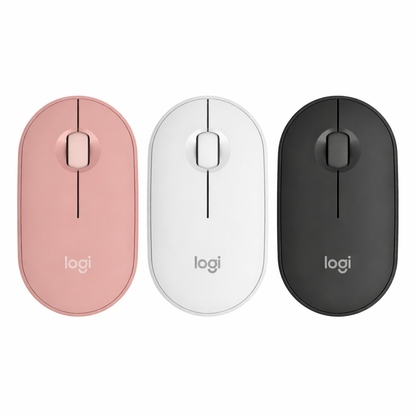 Logitech M350 Pebble Wireless Silent Mouse with Bluetooth or 2.4 GHz Receiver