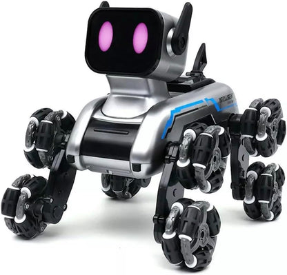 Stunt Eight-Wheel Robot Dog with hand motion sensor