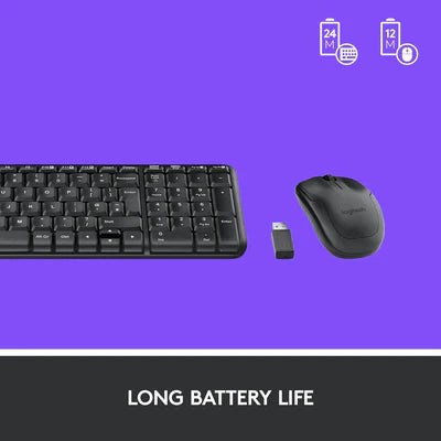 Logitech Mk220 Wireless Keyboard And Mouse Combo LOGITECH