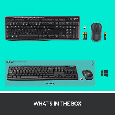 Logitech MK270 Wireless Keyboard And Mouse Combo LOGITECH