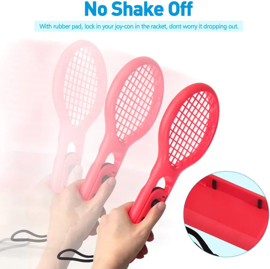 Tennis Racket for Nintendo Switch - Pair DOBE