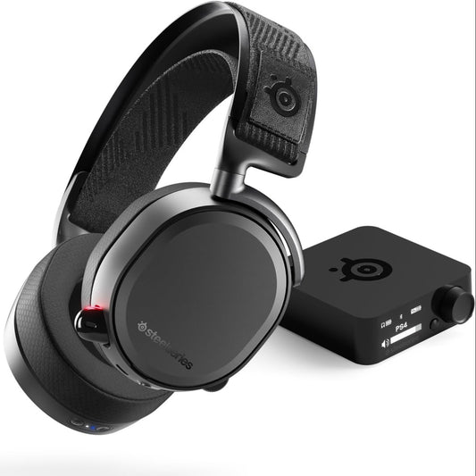 SteelSeries Arctis Pro Wireless Gaming Headset - High Fidelity 2.4 GHz Wireless - Mixable Bluetooth
