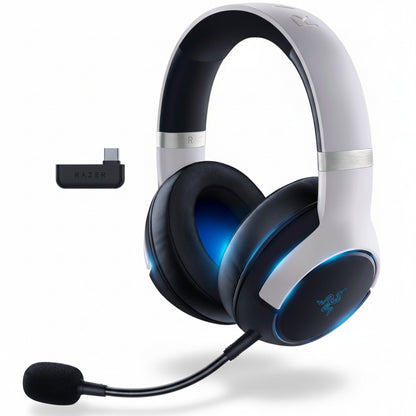 Razer Kaira Pro Dual Wireless Gaming Headset w/Haptics for PlayStation 5 / PS5, PC, Mobile, PS4: HyperSense - Triforce 50mm Drivers RAZER