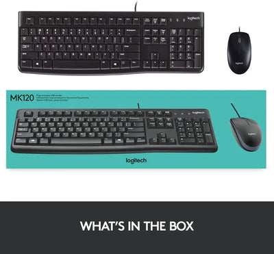 Logitech MK120 Wired Keyboard and Mouse Combo LOGITECH