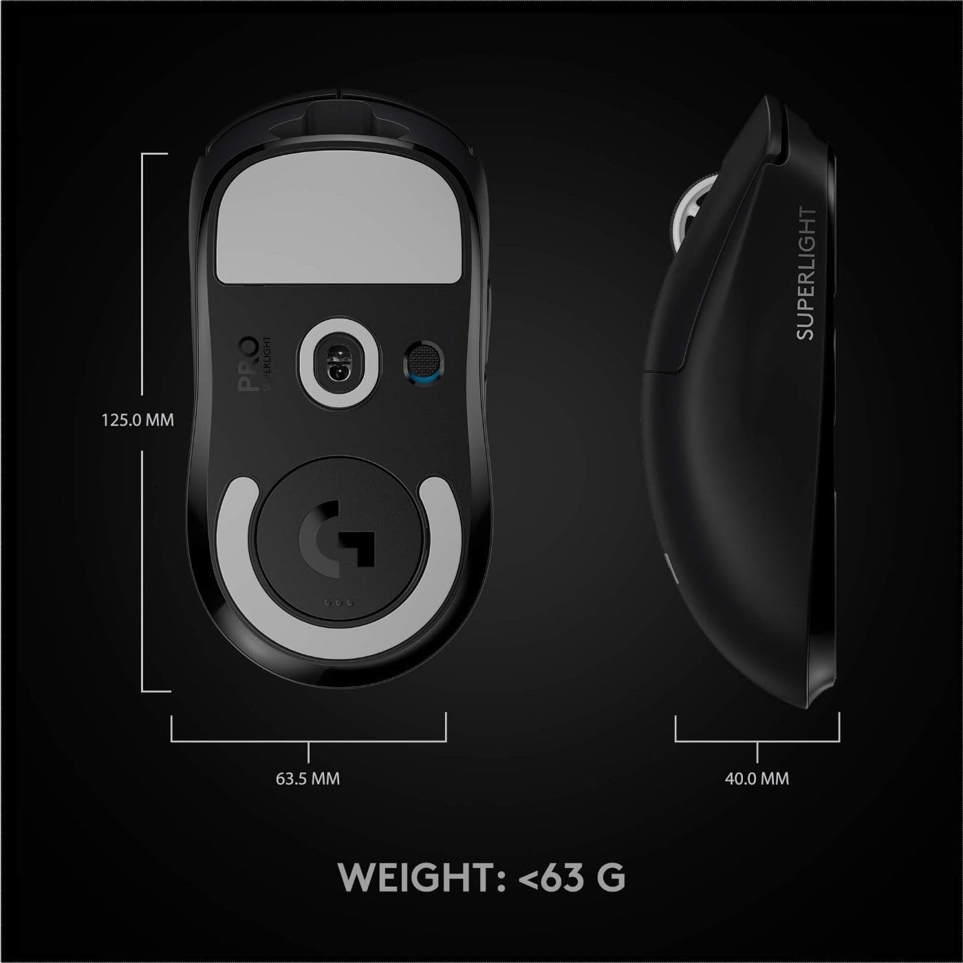 Logitech G PRO X Superlight Wireless Gaming Mouse