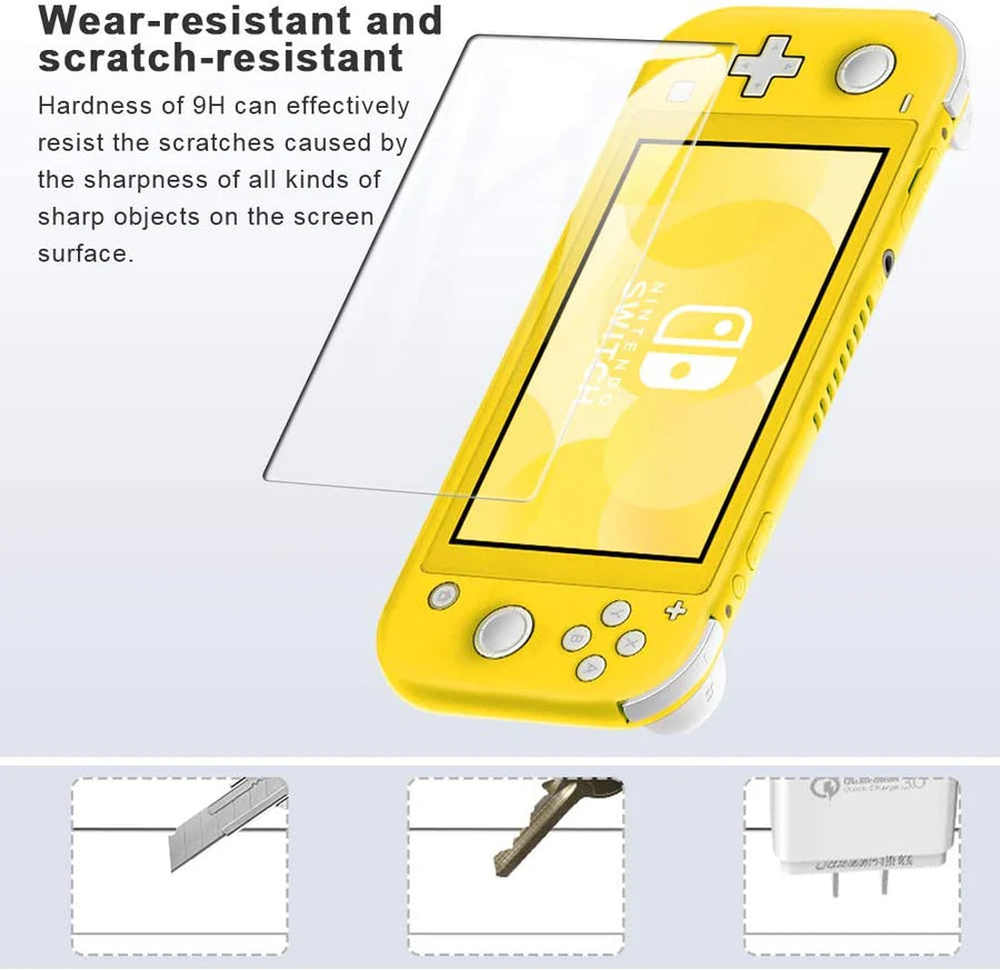 Tempered Glass Screen Protector for Nintendo Switch Lite PDP