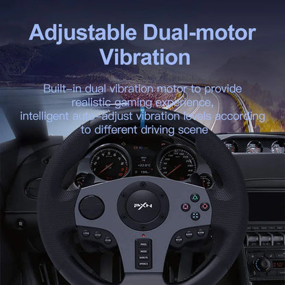PXN V9 270/900 degree Steering Wheel for PS4, Xbox One,Xbox Series X/S, Nintendo Switch, PC PXN