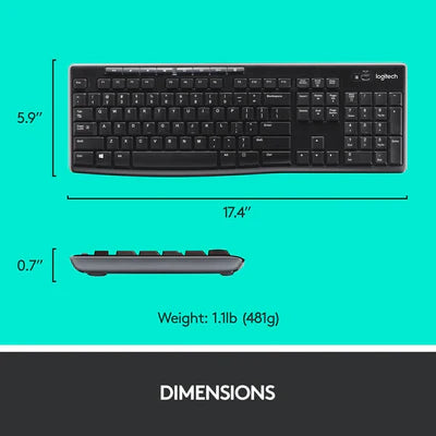Logitech MK270 Wireless Keyboard And Mouse Combo LOGITECH
