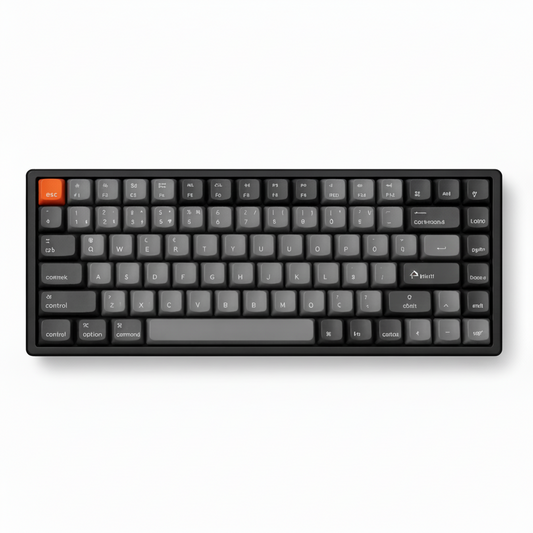 Keychron K2 Max QMK Wireless Mechanical Keyboard With 75% Layout, Super Banana Switch