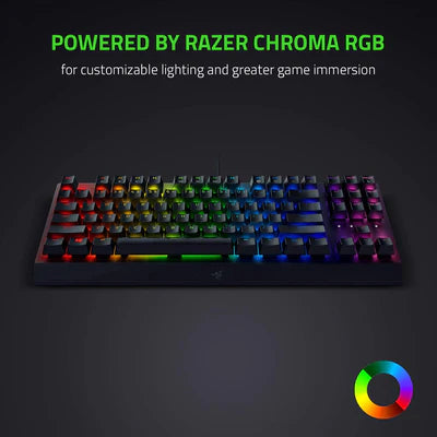Razer BlackWidow V3 Tenkeyless Yellow Switch Mechanical Gaming Keyboard