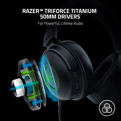 Razer Kraken V3 Pro Wireless Gaming Headset with Haptic Technology RAZER