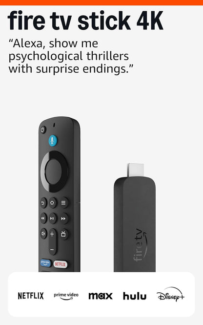 Amazon Fire TV Stick 4K (newest model) with AI-powered Fire TV Search