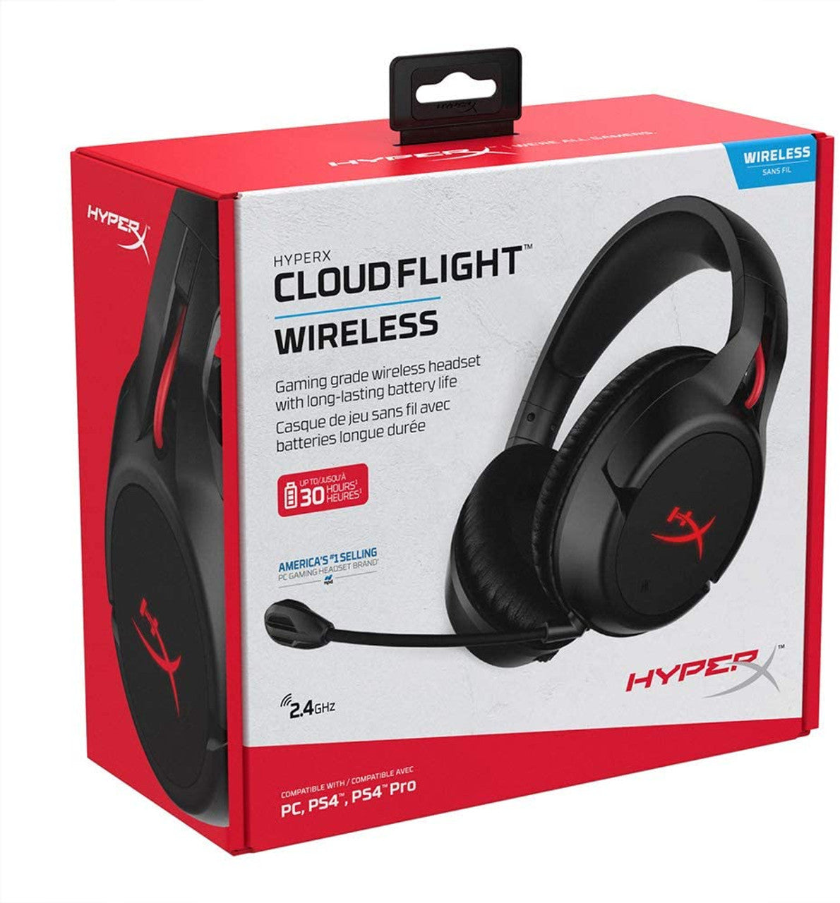 HyperX Cloud flIght wireless gaming headphones HYPERX