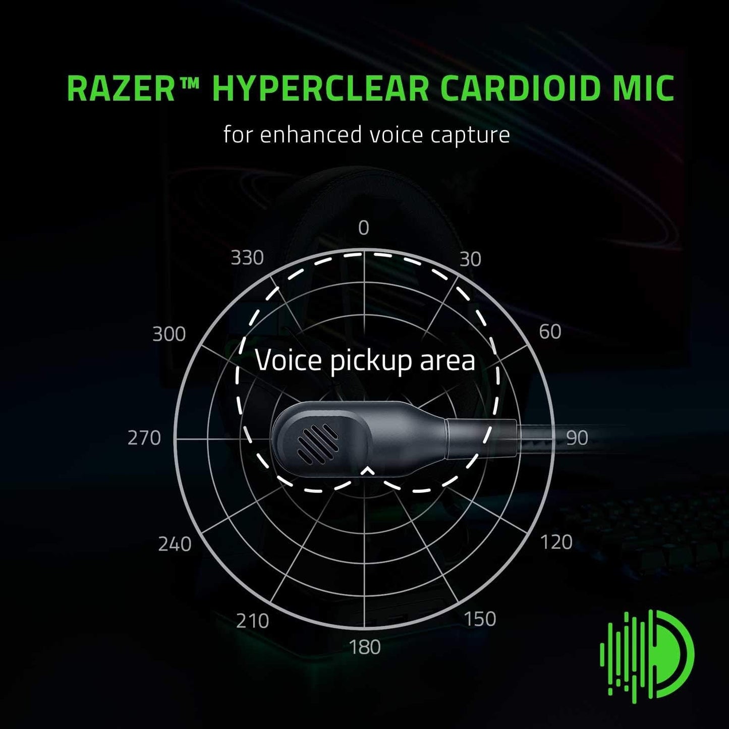Razer BlackShark V2 X Gaming Headset: 7.1 Surround Sound RAZER