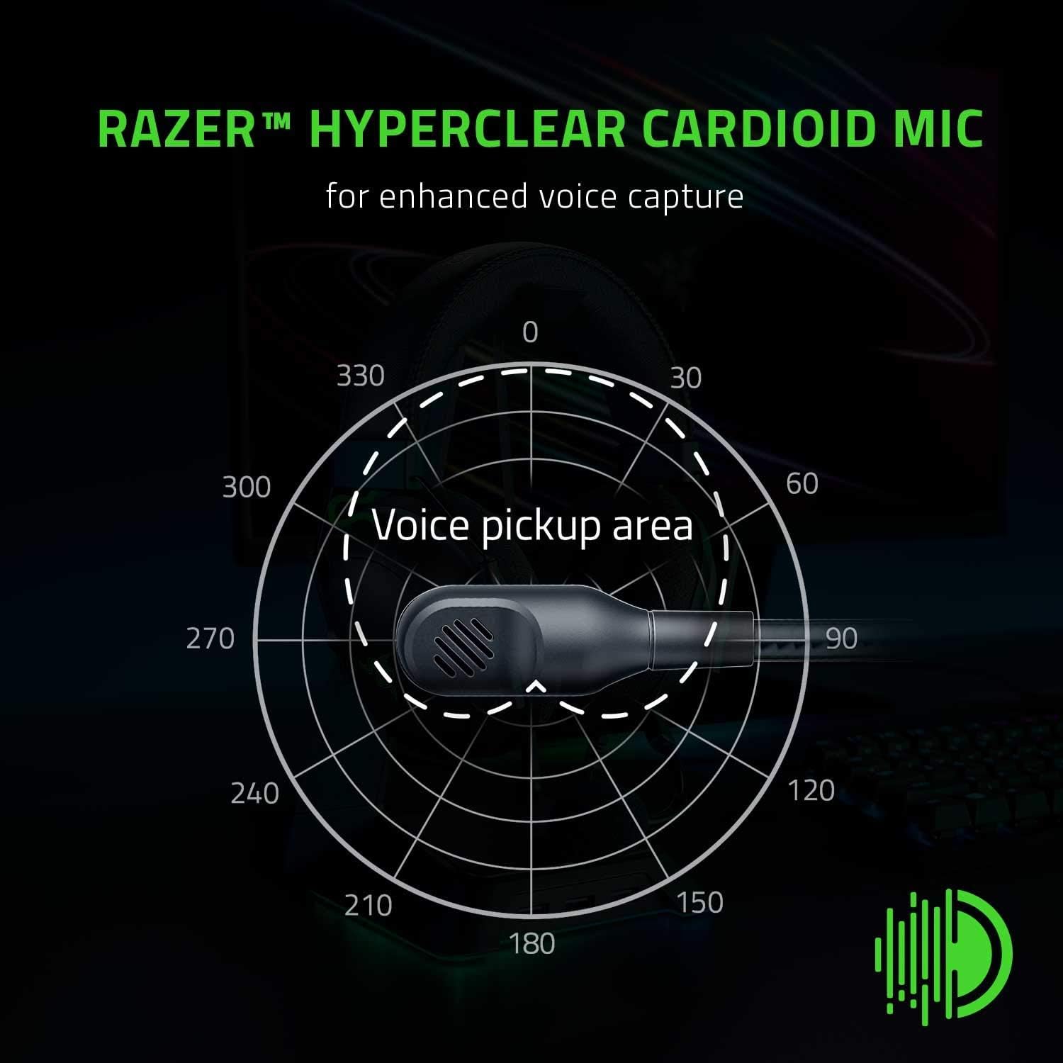 Razer BlackShark V2 X Gaming Headset: 7.1 Surround Sound RAZER