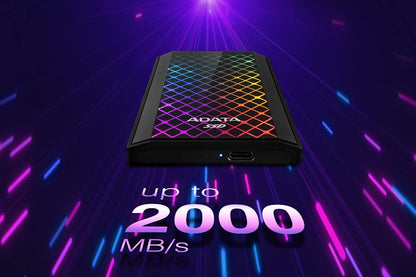 ADATA SE900G 1TB RGB External Portable SSD ADATA