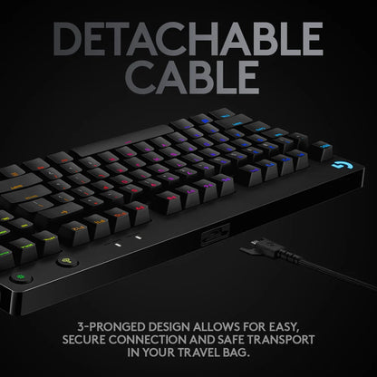 Logitech G PRO Mechanical Gaming Keyboard, Ultra Portable TKL LOGITECH
