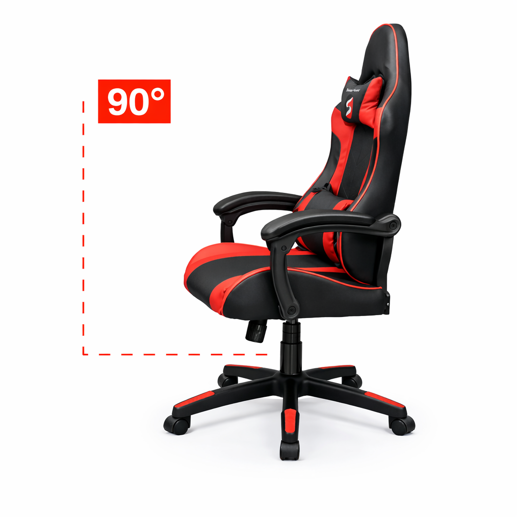 Shadow power gaming chair with massage and foot rest - adjustable height POWER SHADOW
