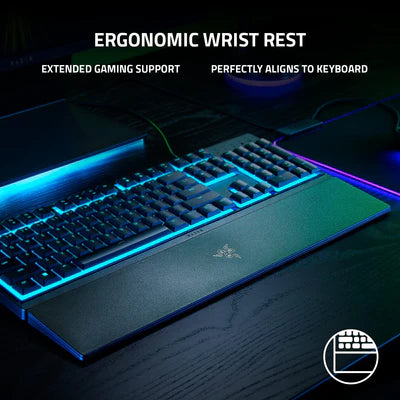 Razer Ornata V3 X Gaming Keyboard - Low-Profile Keys - Silent Membrane Switches