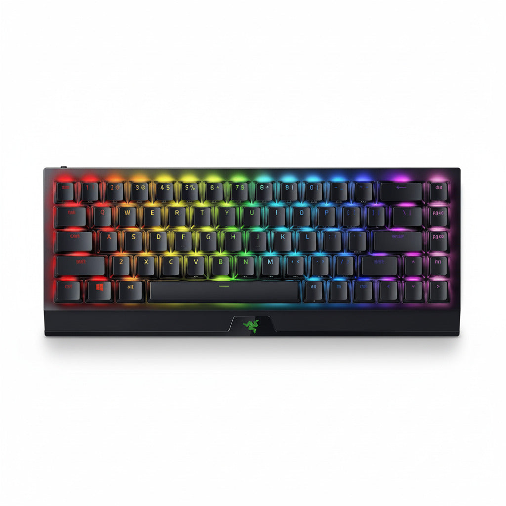 Razer BlackWidow V3 Mini HyperSpeed 65% Wireless Mechanical Gaming Keyboard:HyperSpeed Technology_Yellow Switches RAZER
