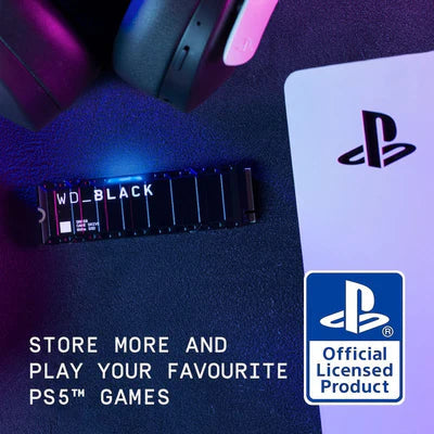 WD_BLACK SN850 NVMe SSD for PS5 Consoles Solid State Drive with Heatsink WD_BLACK