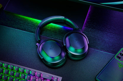 Razer Barracuda Pro Wireless Gaming Headset (PC, PlayStation, Switch 2, iPhone, Smartphones): Hybrid ANC - 2.4GHz Wireless + Bluetooth RAZER