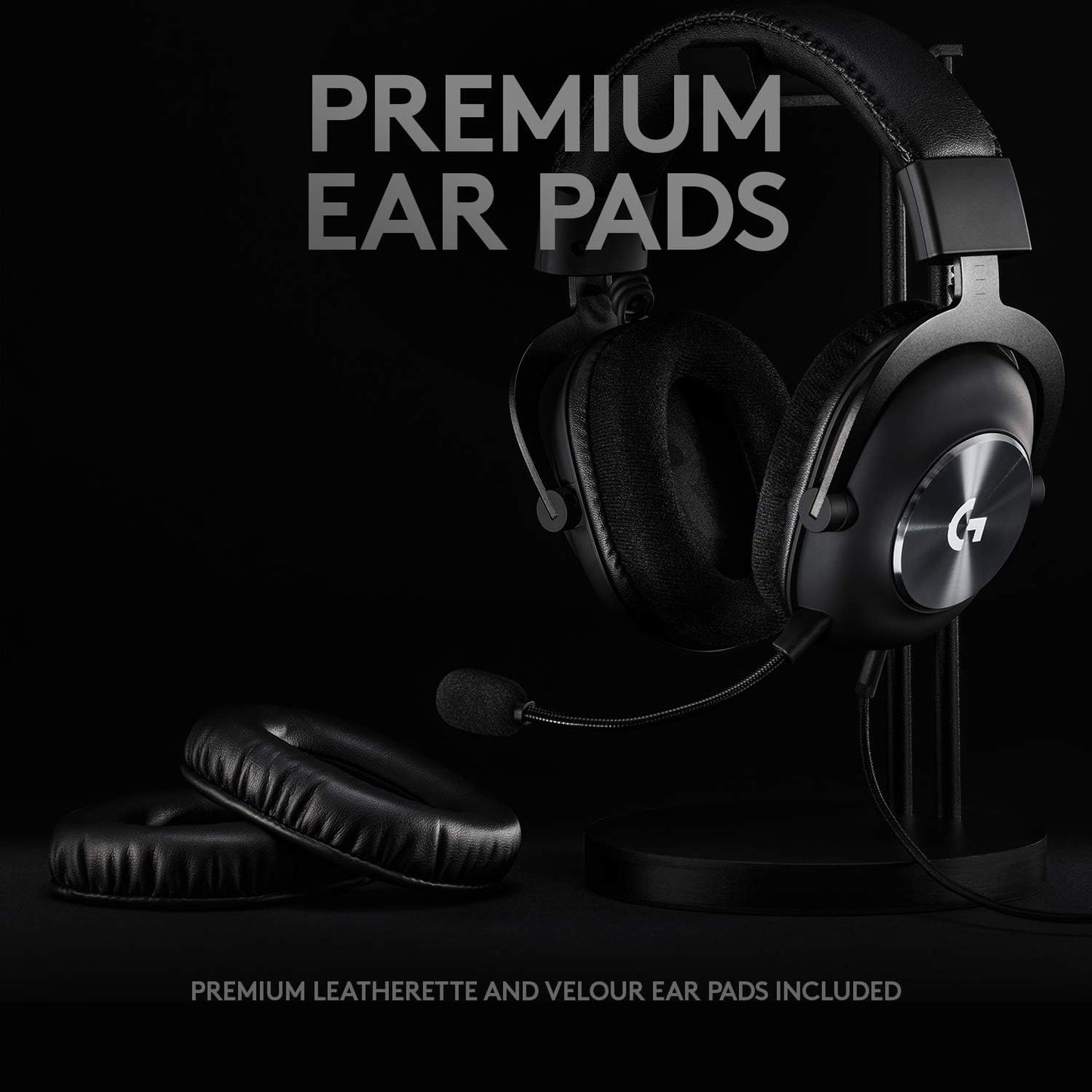 Logitech G Pro X Wired Gaming Headset: Blue VO!CE Detachable Boom Mic, DTS 7.1 surround LOGITECH