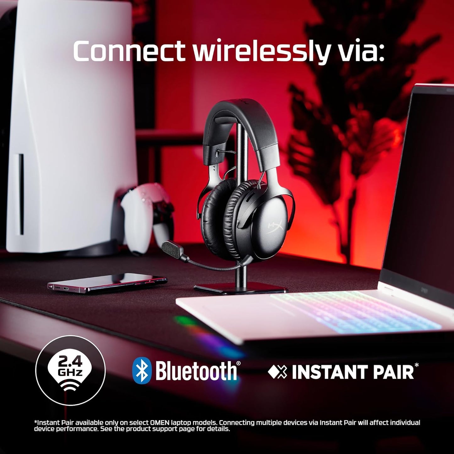 HyperX Cloud III S – Wireless Gaming Headset, 2.4GHz, Bluetooth