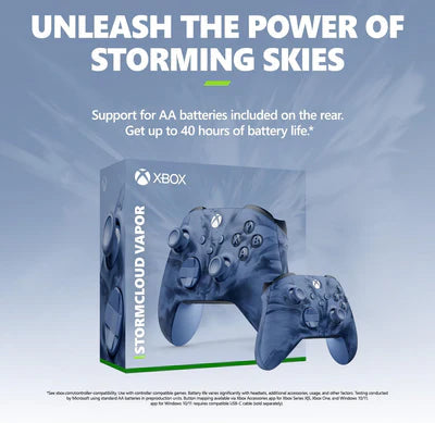 Xbox Wireless Controller – Stormcloud Vapor Special Edition for Xbox Series X|S, Xbox One, and Windows Devices MICROSOFT