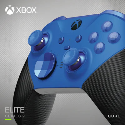 Xbox Elite Series 2 Core Wireless Controller – Blue – Xbox Series X|S, Xbox One, Windows PC, Android, and iOS MICROSOFT