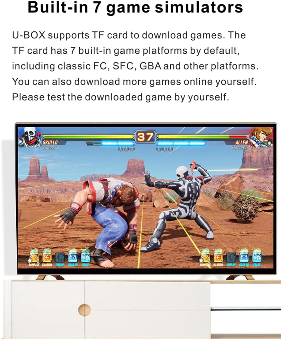 M15 Video Game Retro 4K 64G with 10,000 Games, HD Display, 32 bit Video Game Stick for SFC/GBA/FC/MD, Classic Retro Video Game