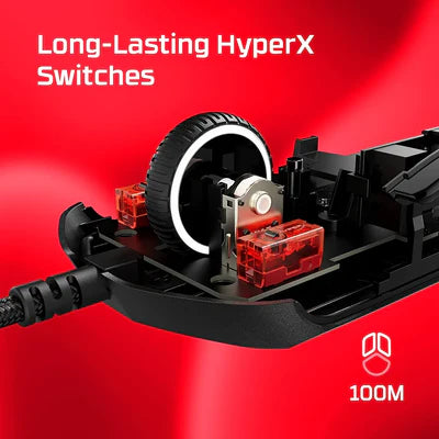 HyperX Pulsefire Haste 2 Wired Gaming Mouse - Black