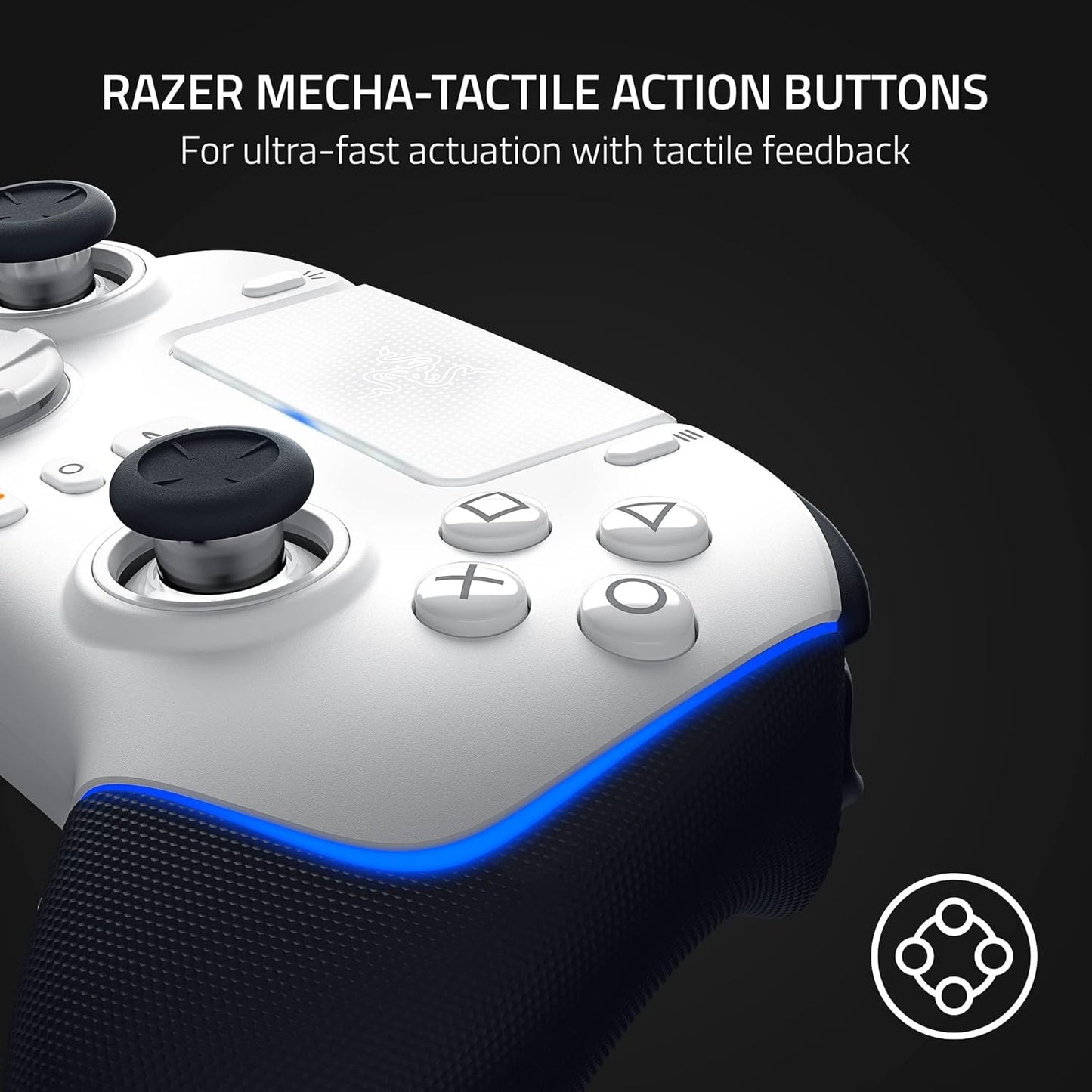 Razer Wolverine V2 Pro Wireless Gaming Controller for PlayStation 5 / PS5 PC: HyperSpeed Wireless - Mecha-Tactile Action Buttons - 8-Way Microswitch D-Pad RAZER