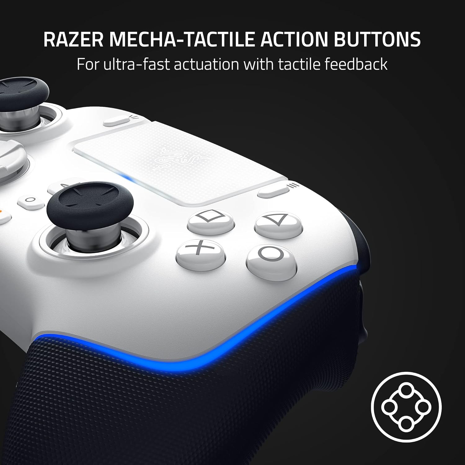 Razer Wolverine V2 Pro Wireless Gaming Controller for PlayStation 5 / PS5 PC: HyperSpeed Wireless - Mecha-Tactile Action Buttons - 8-Way Microswitch D-Pad RAZER