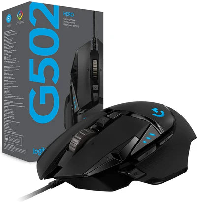 Logitech G502 HERO HIGH PERFORMANCE Gaming Mouse - Black