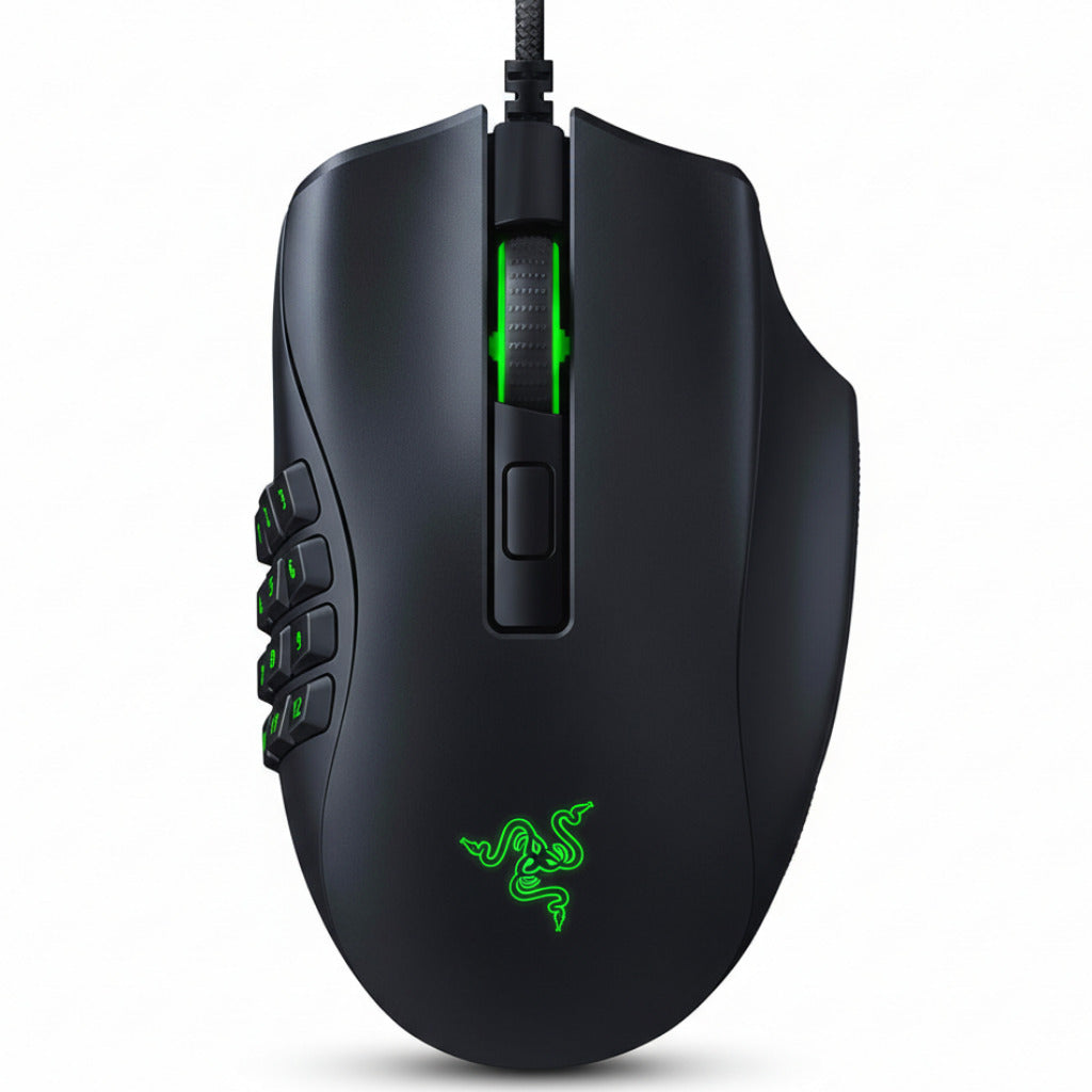 Razer Naga X Wired MMO Gaming Mouse: 18K DPI Optical Sensor - 2nd-gen Optical Switch RAZER