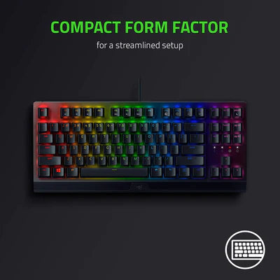 Razer BlackWidow V3 Tenkeyless Yellow Switch Mechanical Gaming Keyboard